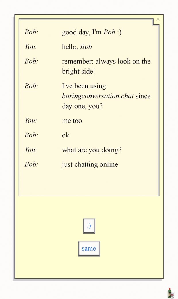 Boring Conversation – Mobile Design Inspiration | Loadmo.re